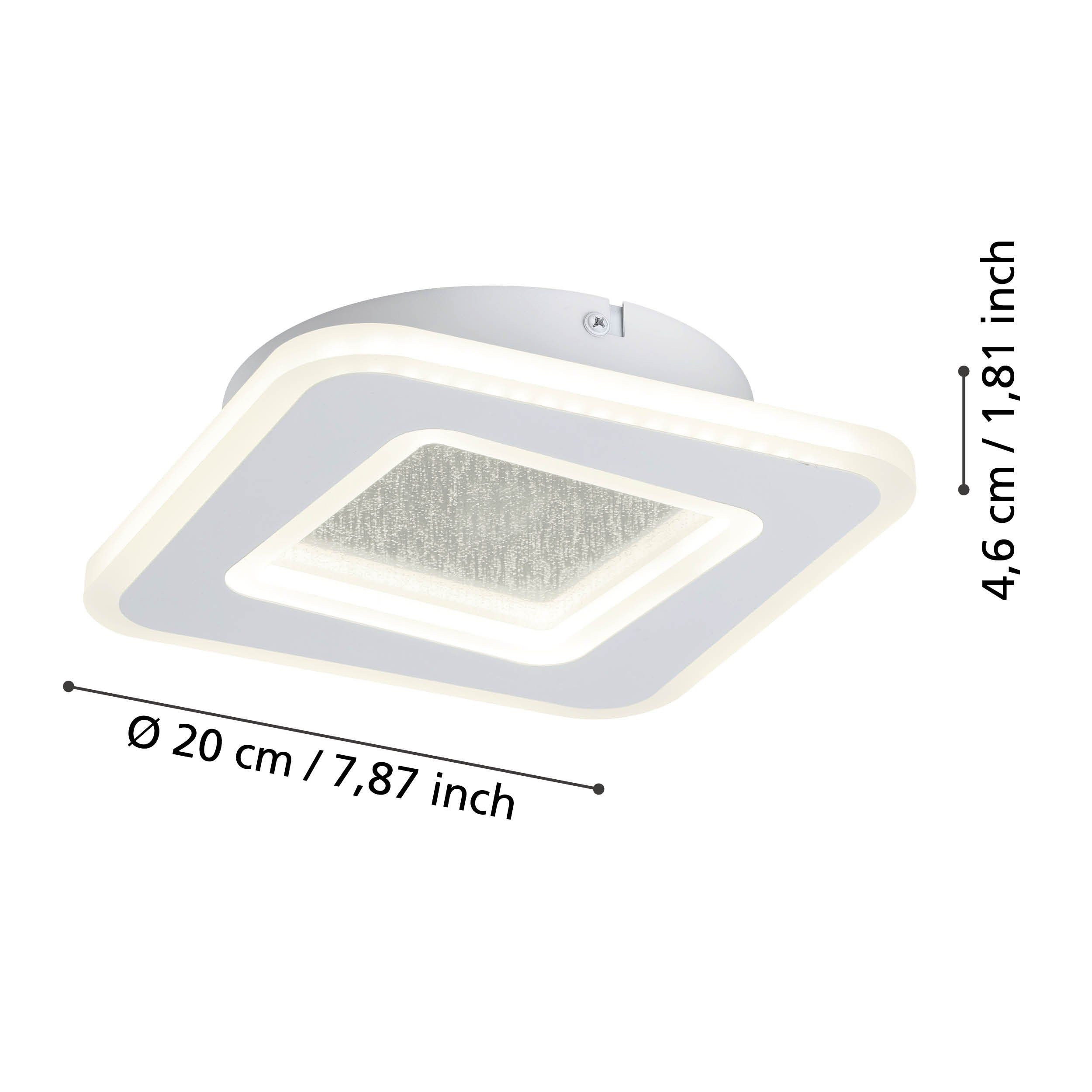 MACCHIONI APL.LED 12W 4K BIANCO/CRISTALLO