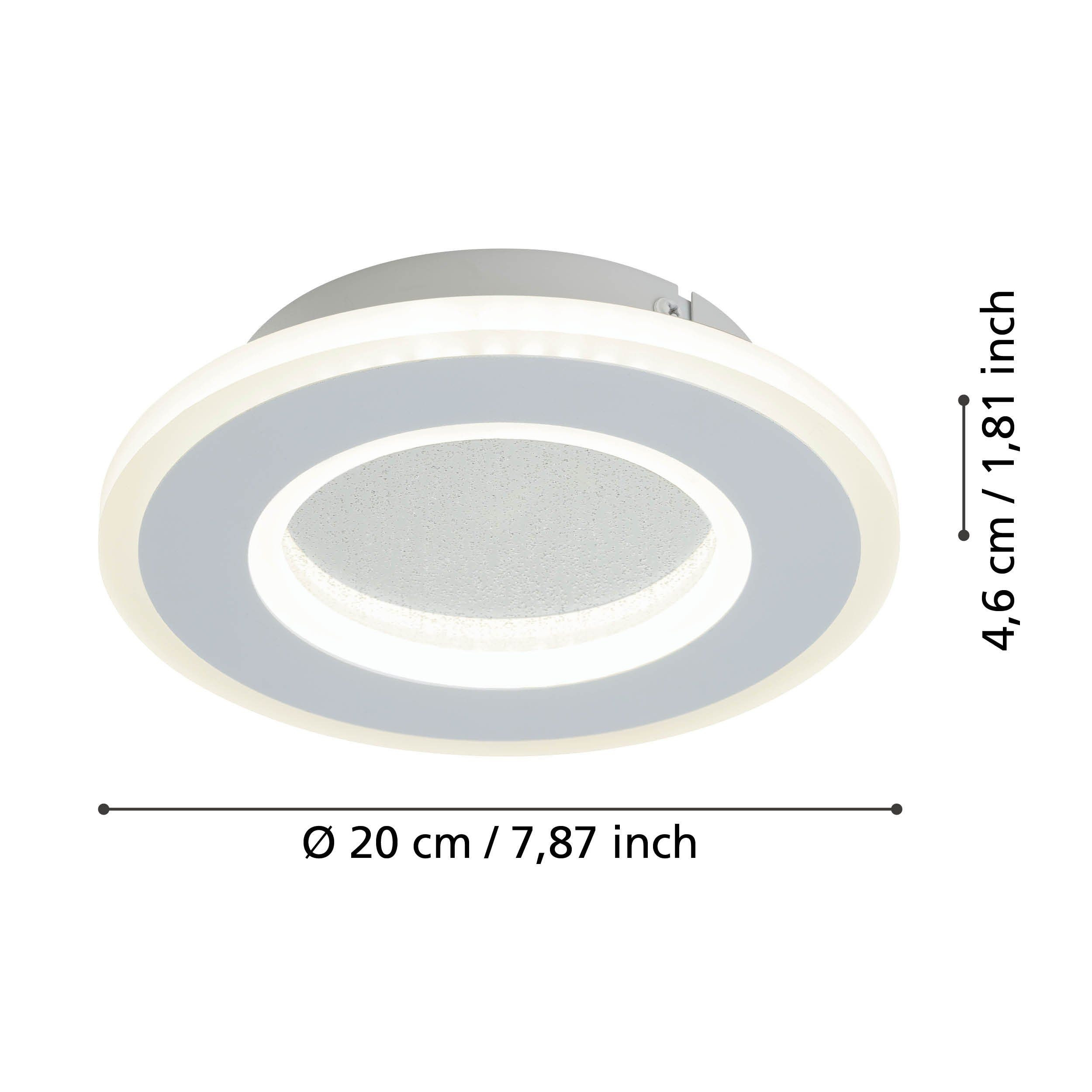 MACCHIONI APL.LED 12W 4K B/CRISTALLO