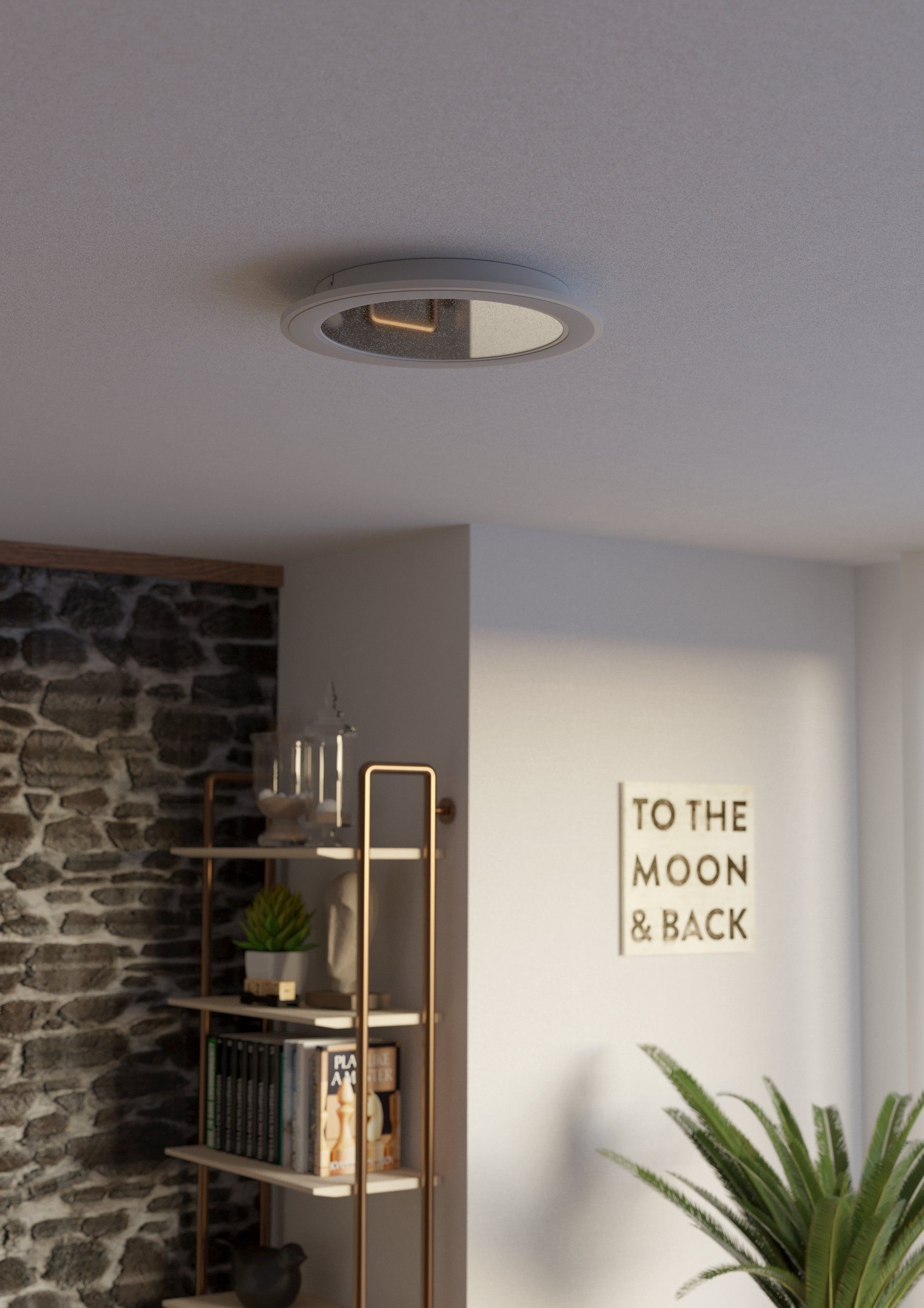 MACCHIONI PL.LED 20W BIANCO EFF.CRISTALLO D.38