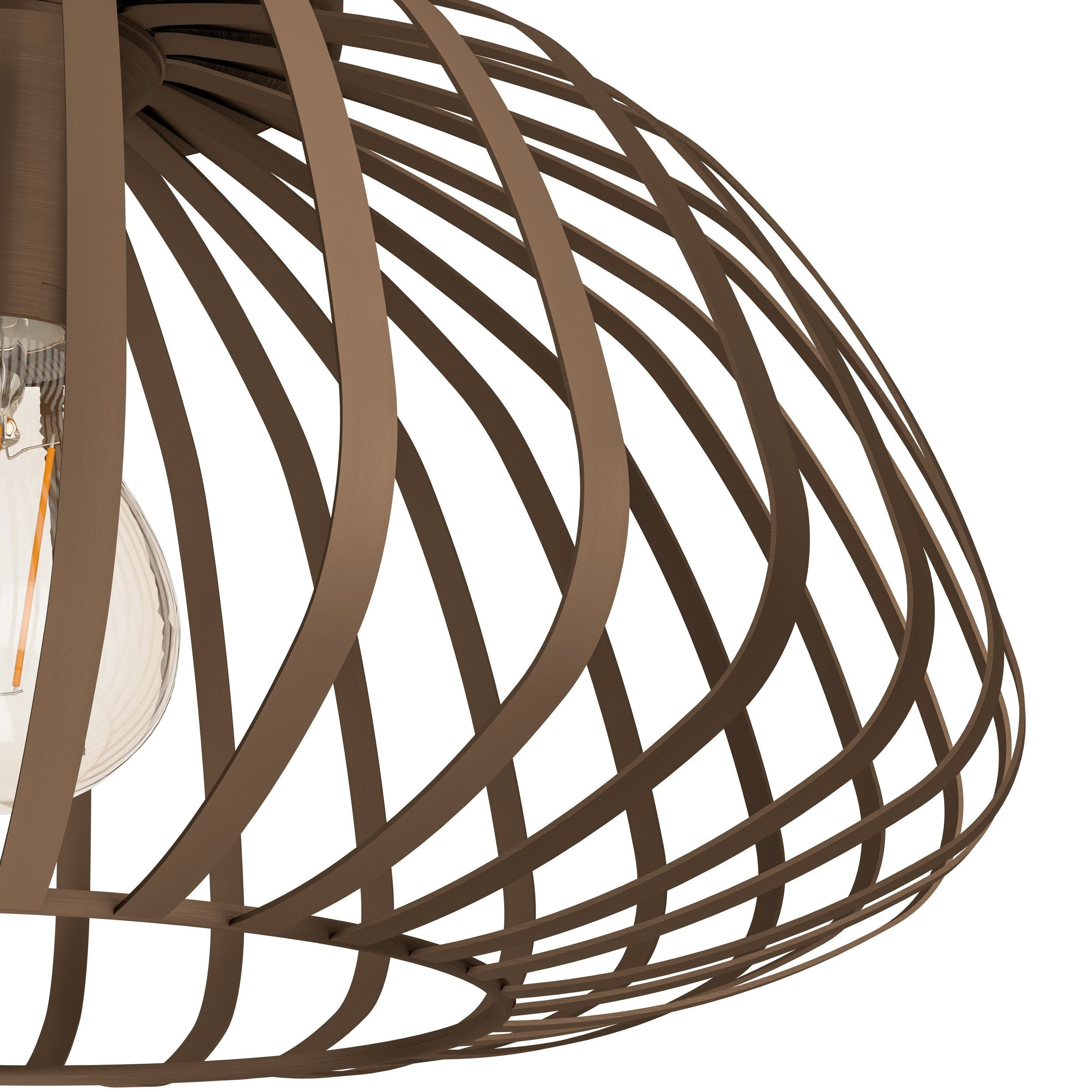ESPINAL SOSP.E27 1X40W ACC/BRONZO D.38.5