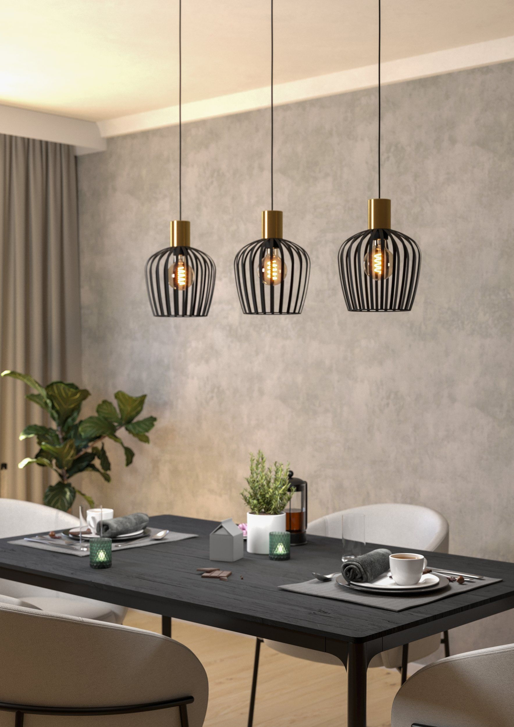 EMPOLI SOSP.E27 3X40W ACC/NE.CM.90