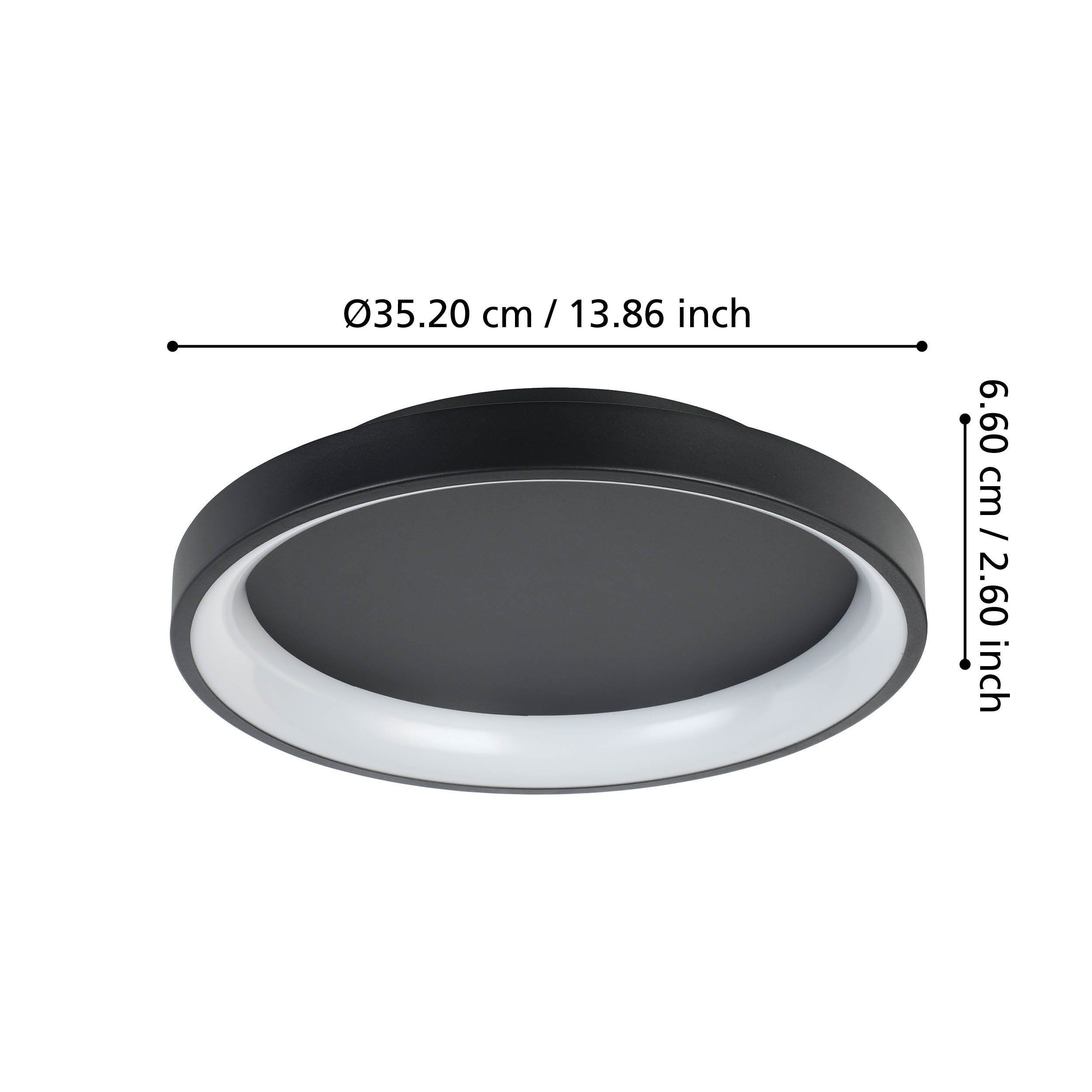 LORETELLO PL.LED 12W 2.7-6.5K NERA