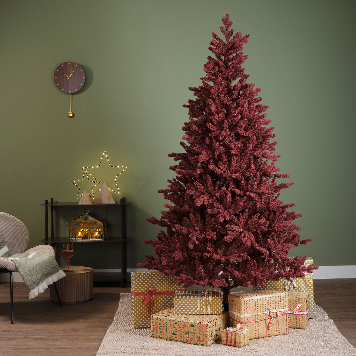 ALBERO H.180 ROSSO