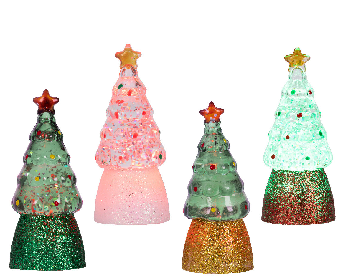 ALBERI C/MICRO LED H.9 ASS.4 COLORI