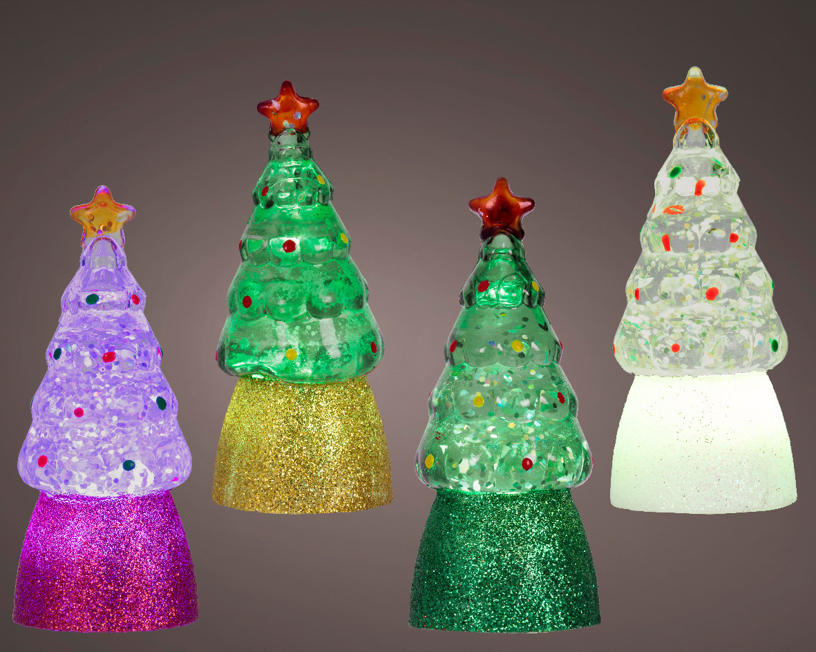 ALBERI C/MICRO LED H.9 ASS.4 COLORI