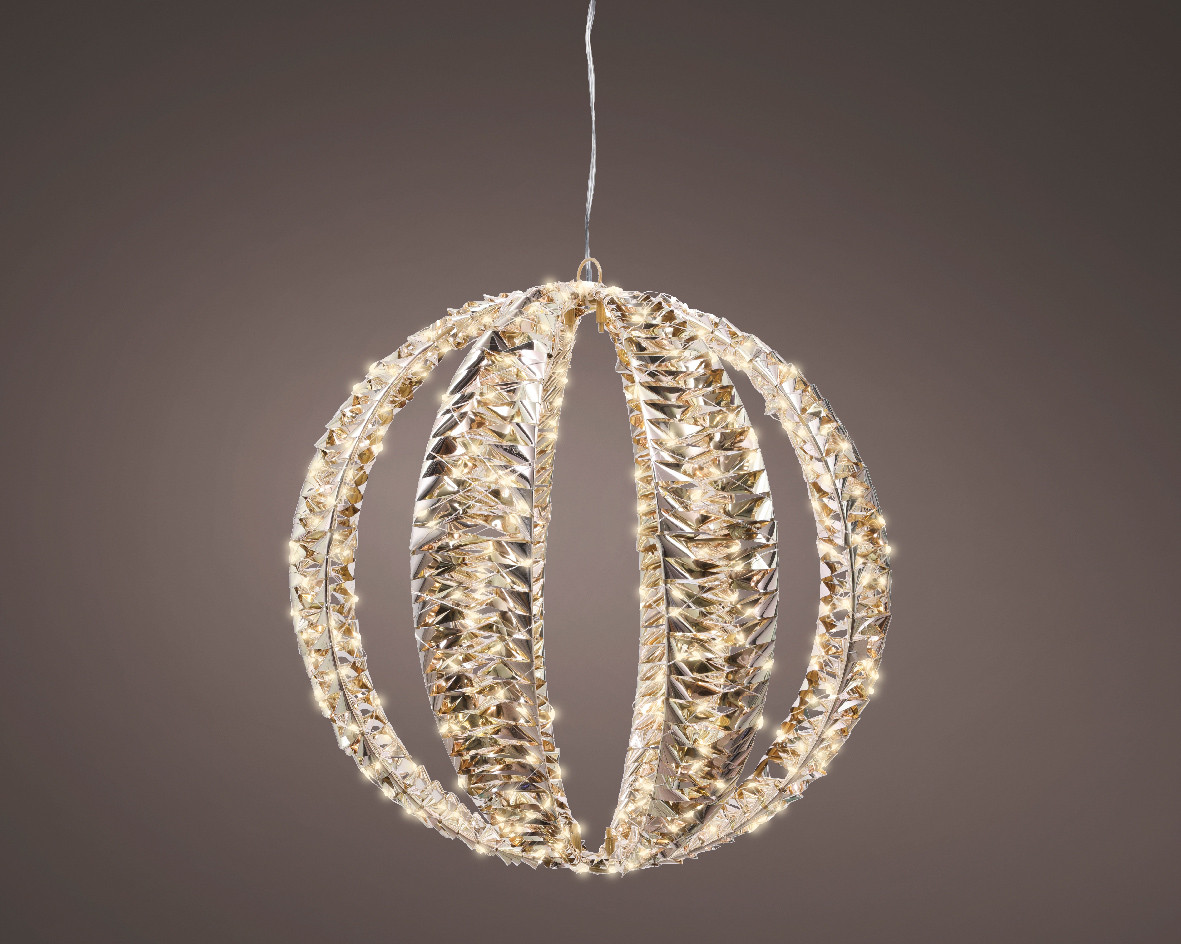 PALLA LUMINOSA D.40 ORO L.CALDA