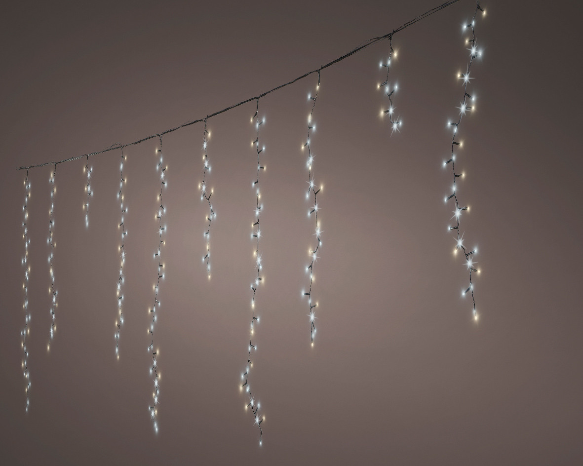 708LED GHIACCIOLI NERO 11 FUNZION L.CALDA/FREDDA