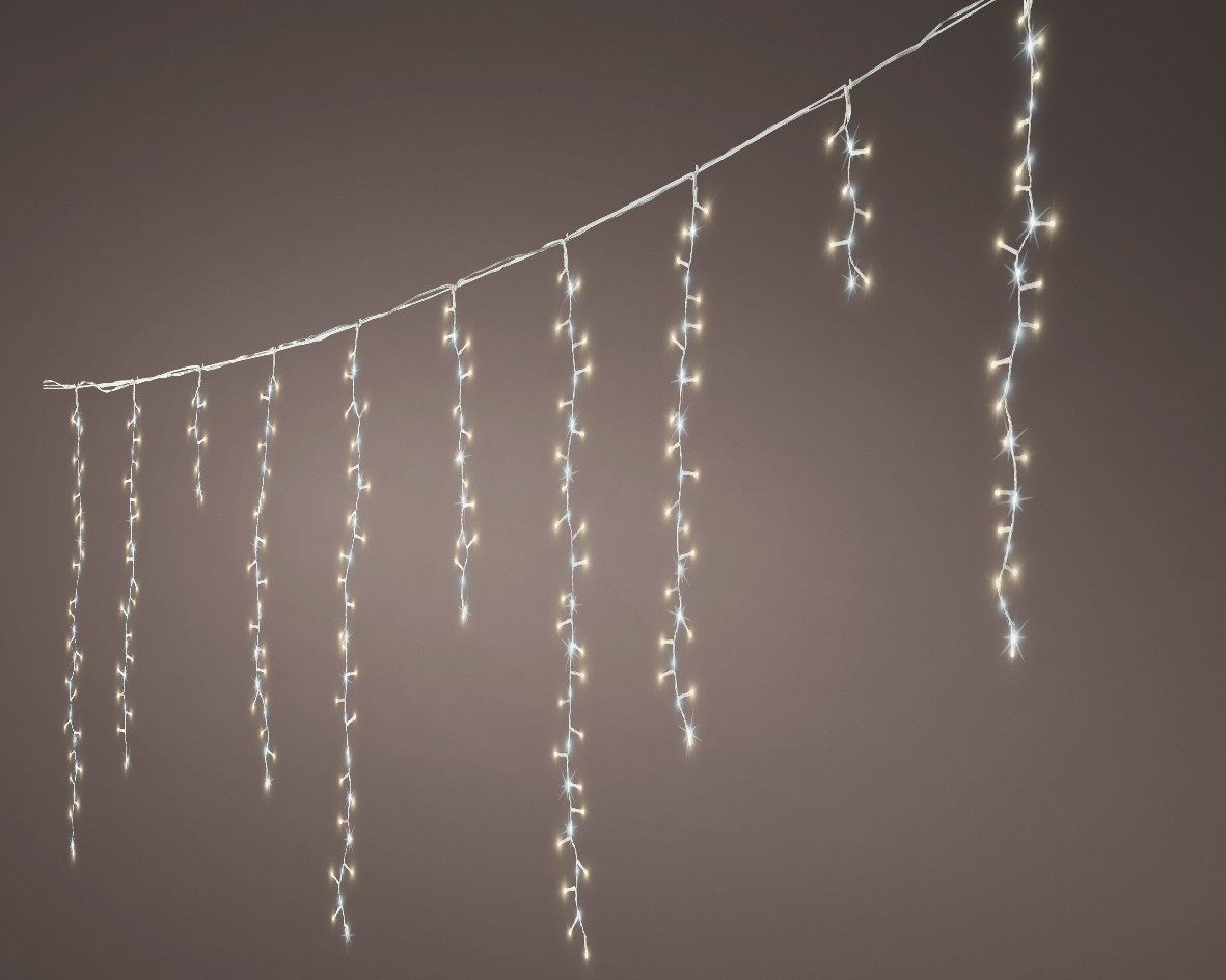 708LED GHIACCIOLI BIANCO 11 FUNZIONI L.CALDA/FR.