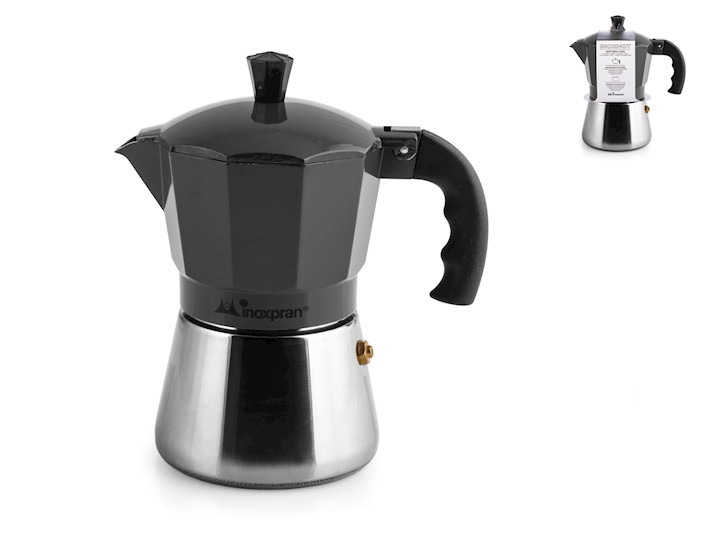 CAFFETTIERA ANTRACITE 3TZ.INDUZIONE