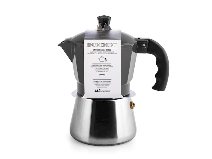 CAFFETTIERA ANTRACITE 3TZ.INDUZIONE