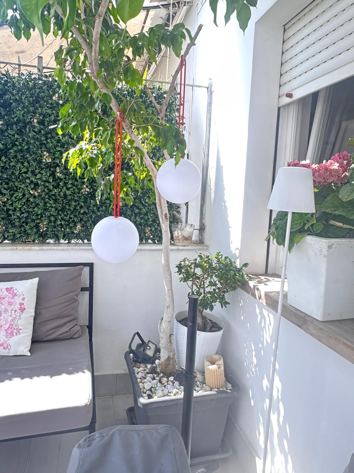 LAMPADE PER OMBRELLONI  SFERICA