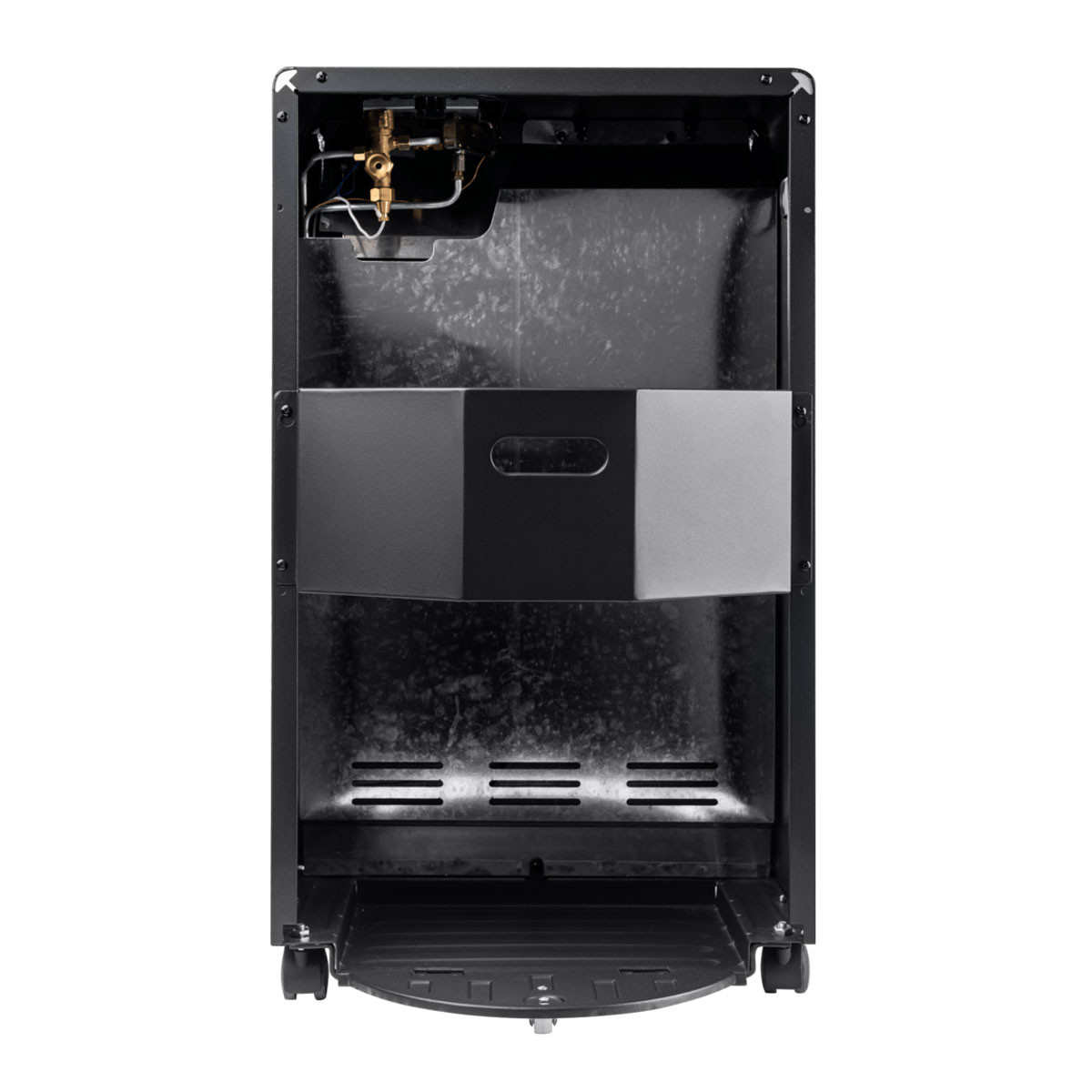 STUFA A GAS EFF.CAMINO FIAMMA BLU NERA