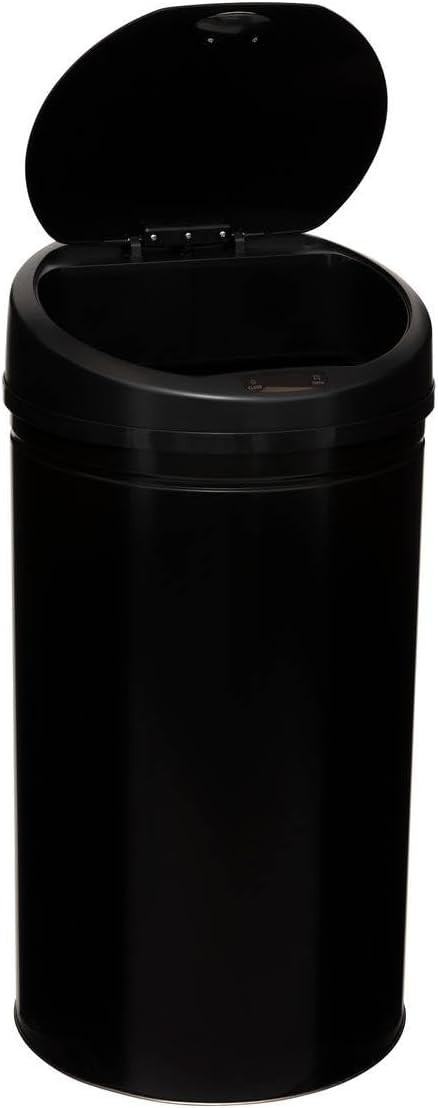 PATTUMIERA 42L NERO CON SENSORE