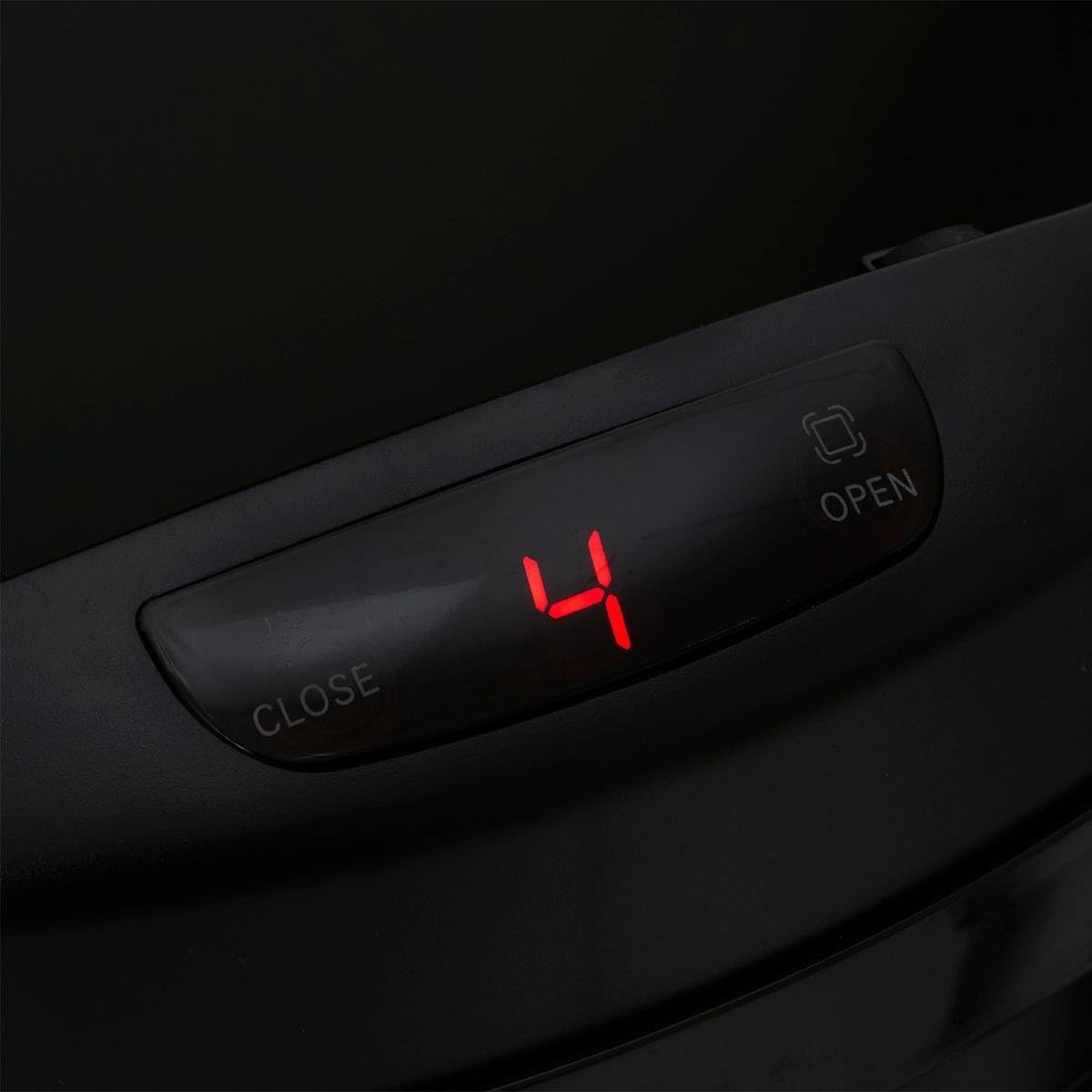 PATTUMIERA 42L NERO CON SENSORE