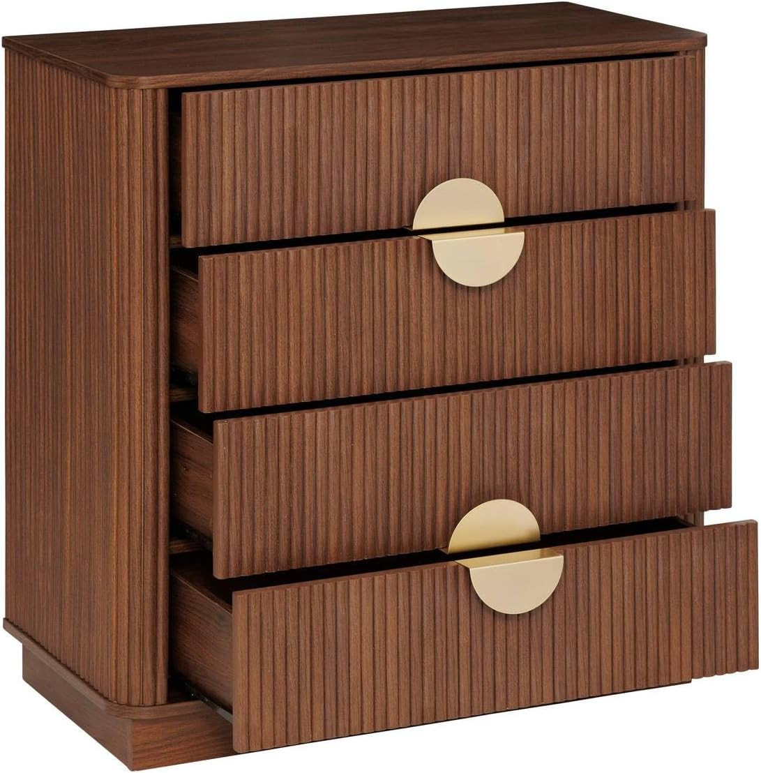 CASSETTIERA 4C.WANY CM.80X40X85 NOCE