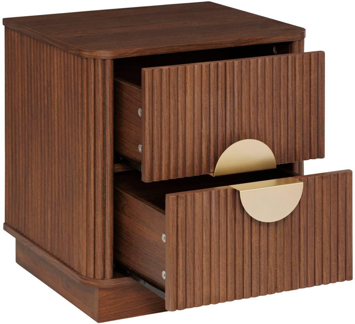 COMODINO 2C.WANY CM.45X40X50H EFFETTO NOCE