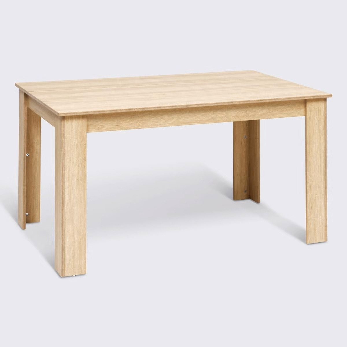 TAVOLO ABANA CM.140X90X75.5H CHIARO