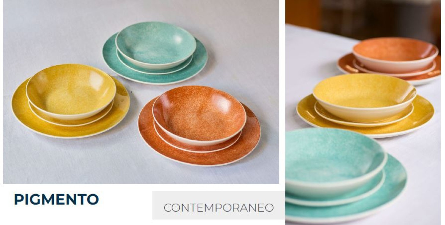SERVIZIO TAVOLA 18PZ PIGMENTO