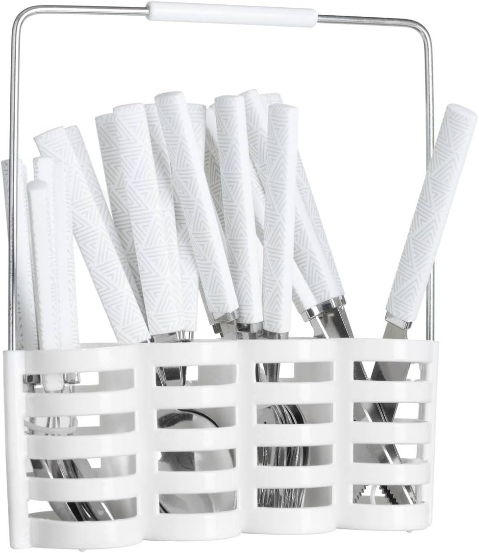 SET24 POSATE GEO BIANCO