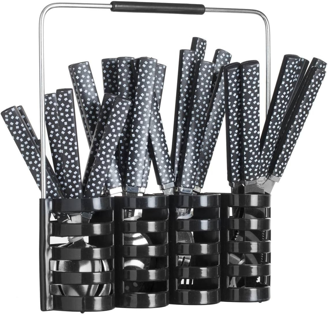 SET24 POSATE GEO NERO