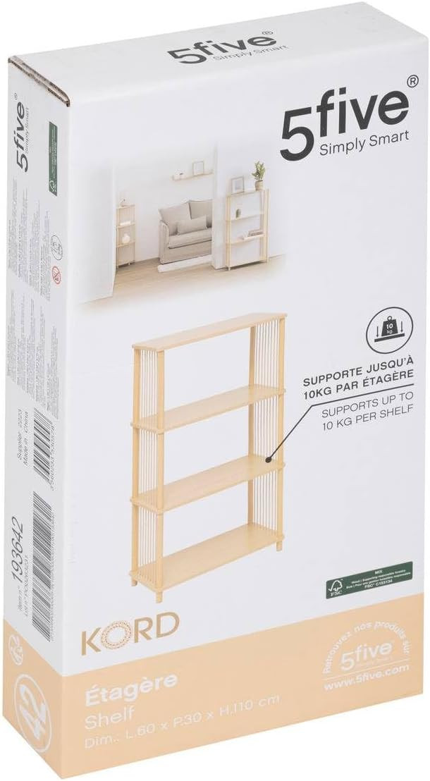 LIBRERIA 4RIPIANI NATURALE