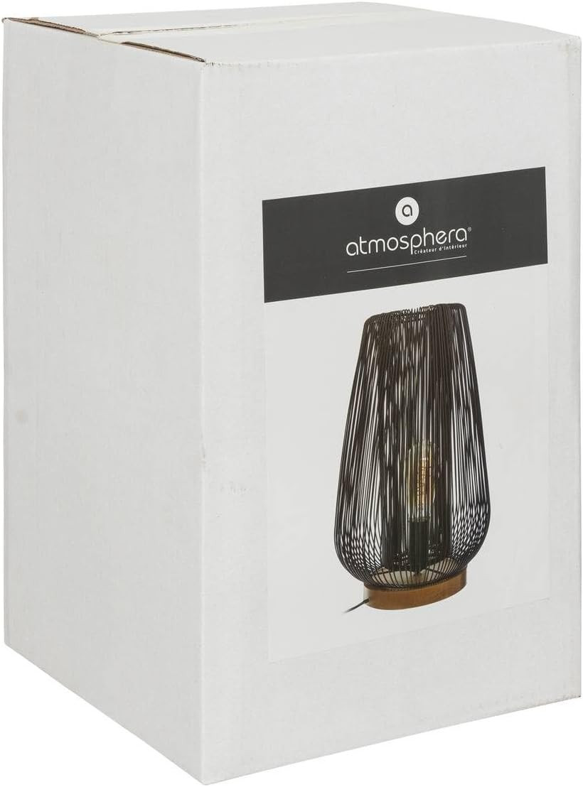 LAMPADA DA TAVOLO H.40.5 E27 40W NERO