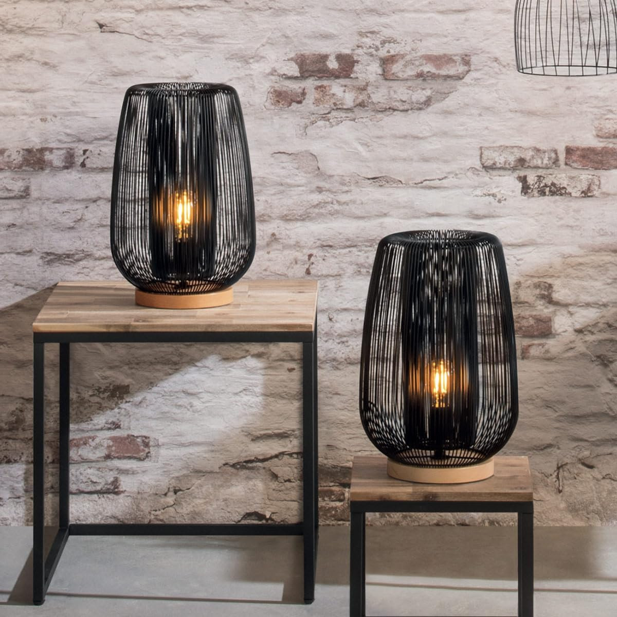 LAMPADA DA TAVOLO H.40.5 E27 40W NERO