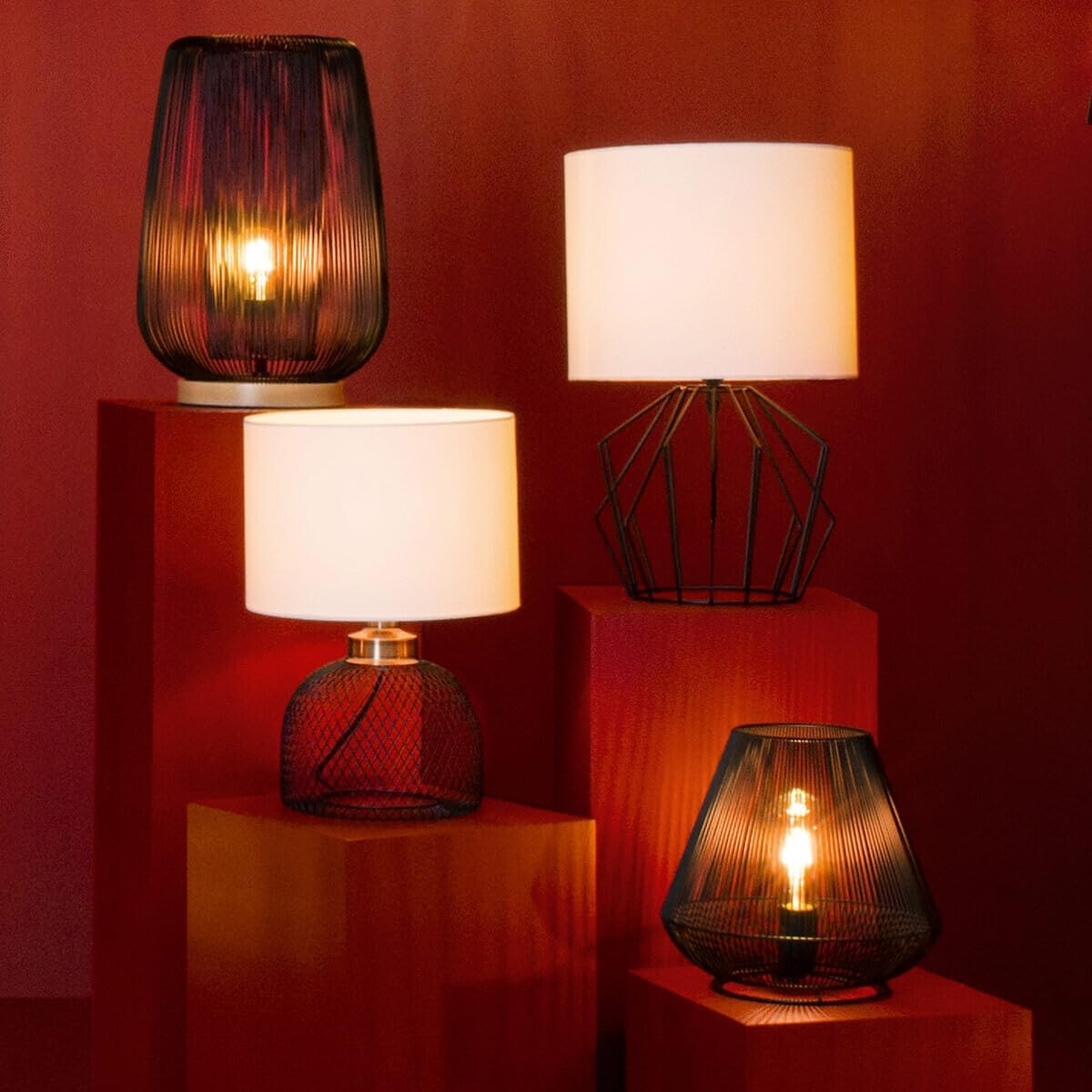 LAMPADA DA TAVOLO H.40.5 E27 40W NERO