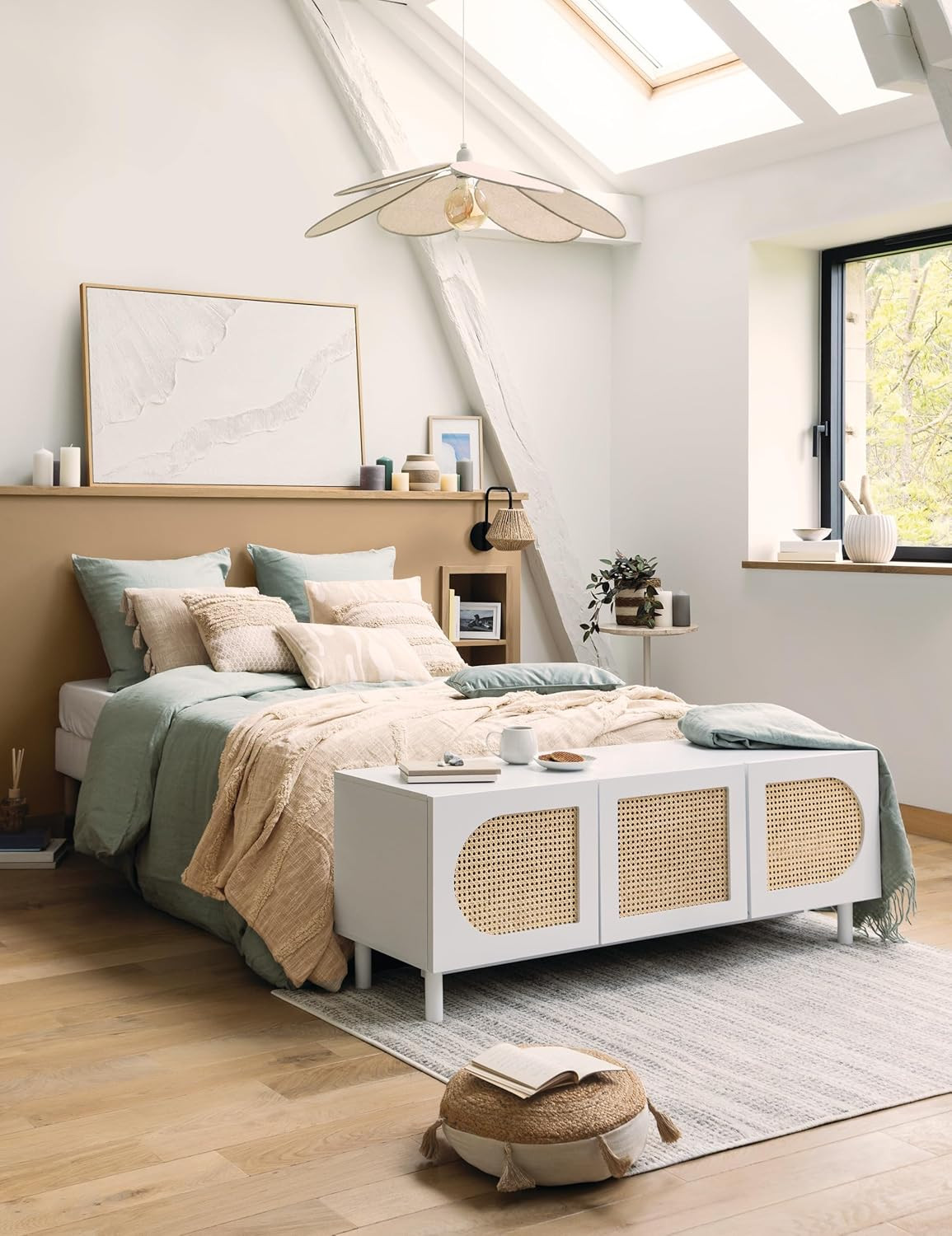 SOSPENSIONE NAYA D.72 PETALO BEIGE