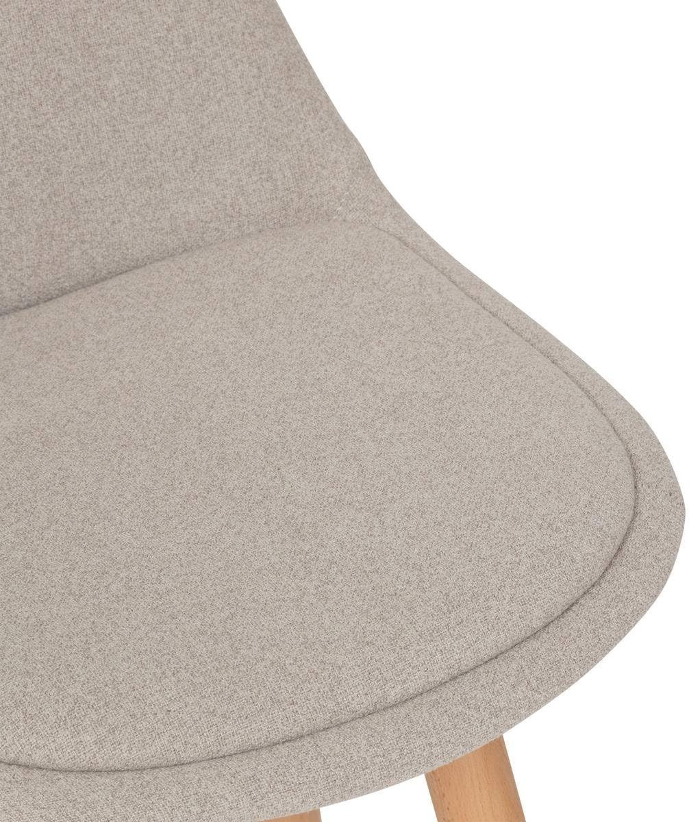 SGABELLO TESSUTO TORTORA GAMBE LGN