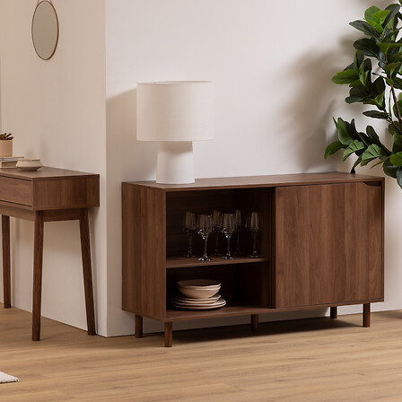 MOBILE SLIDY 2ANTE CM.120X40X72H MARRONE