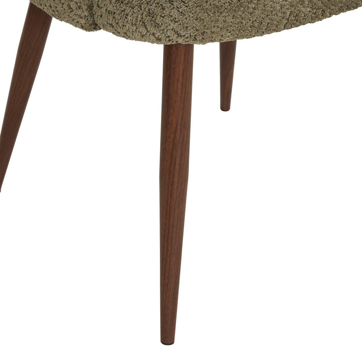 SEDIA IN VELL.VERDE GAMBE LEGNO SC.