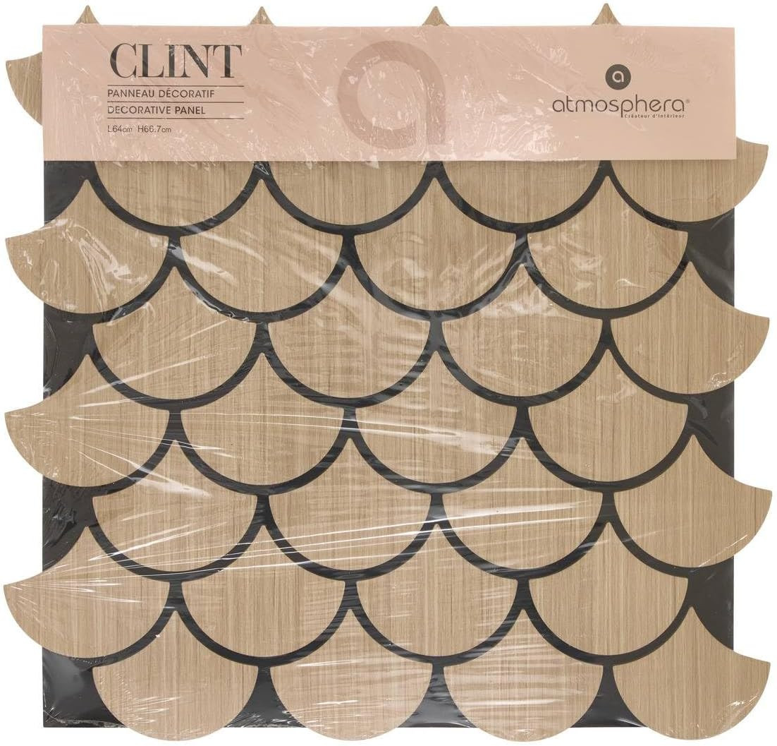 PANNELLO DEC.A VENTAGLIO CM.64X66 ROVERE CHIARO