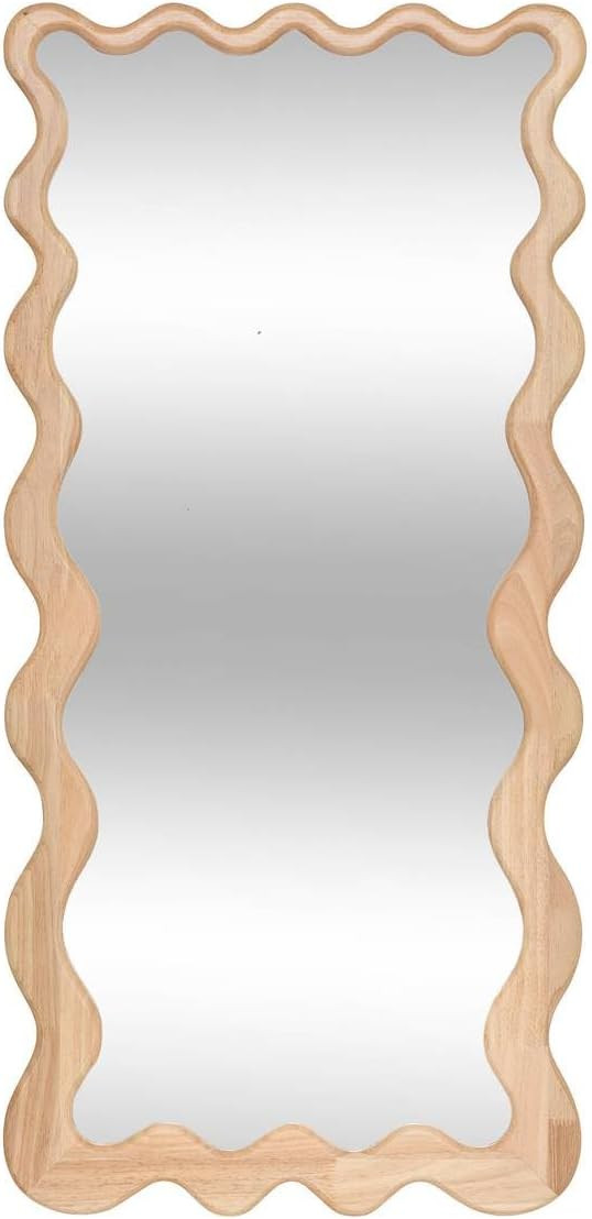 SPECCHIO ONDULATO CM.100X48 LEGNO