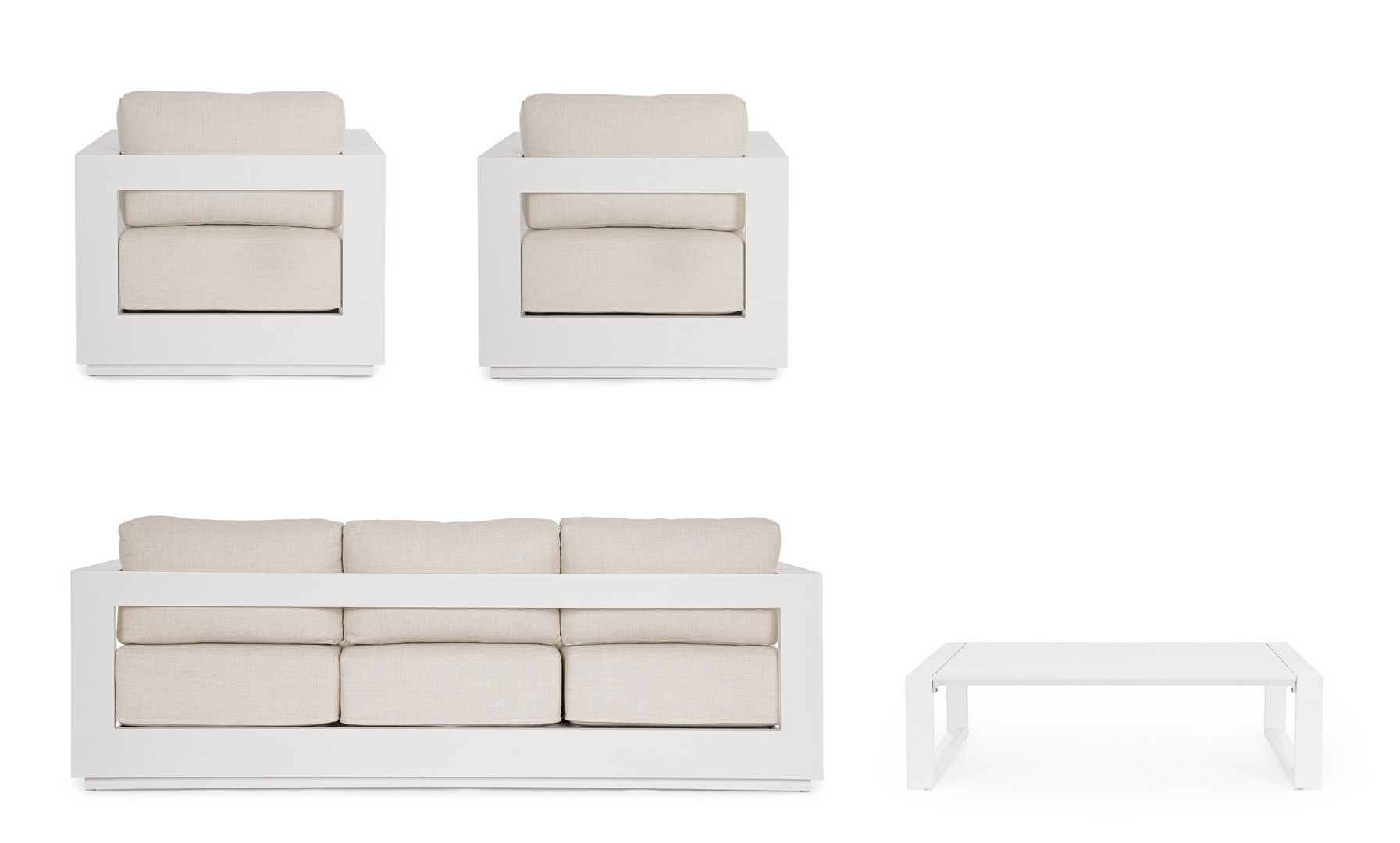 SALOTTO ALLUMINIO MOSES VAPOR