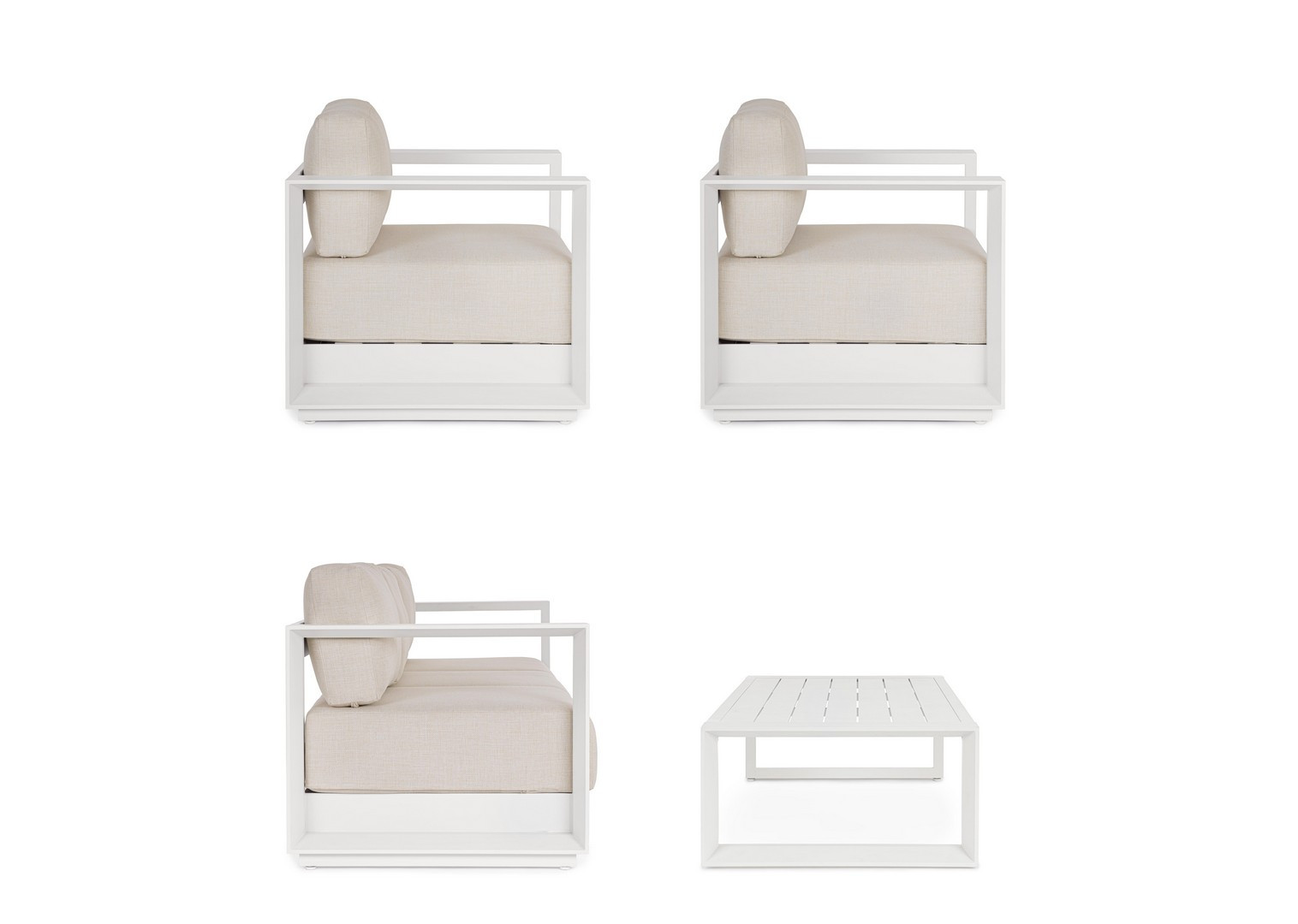 SALOTTO ALLUMINIO MOSES VAPOR