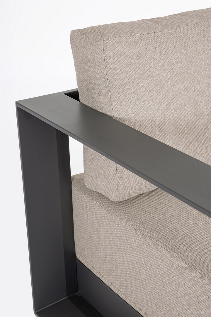 SALOTTO ALLUMINIO MOSES ANTRACITE