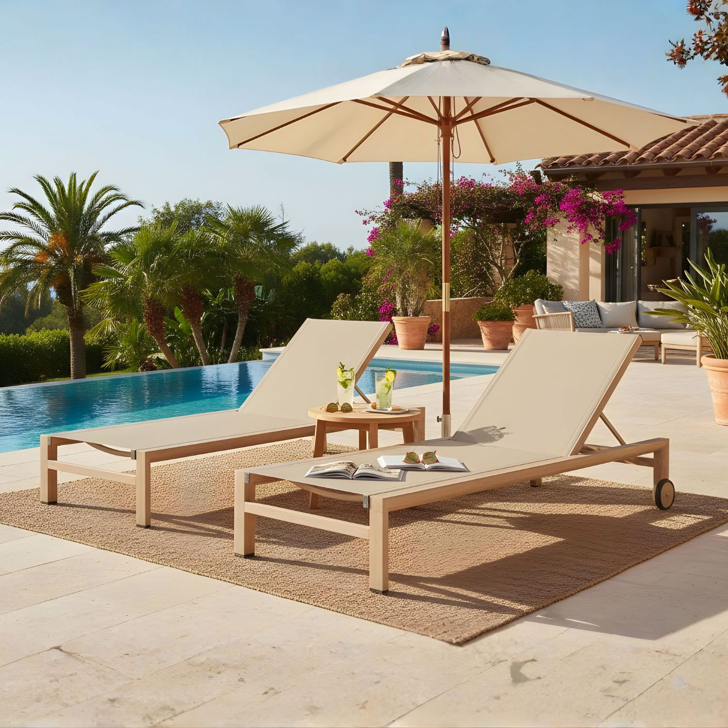 LETTINO SKIPPER C/RUOTE TIMBER