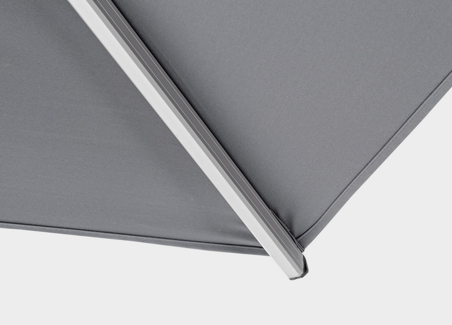 OMBRELLONE BRACCIO INES 3X3 ANODIZZATO GRIGIO