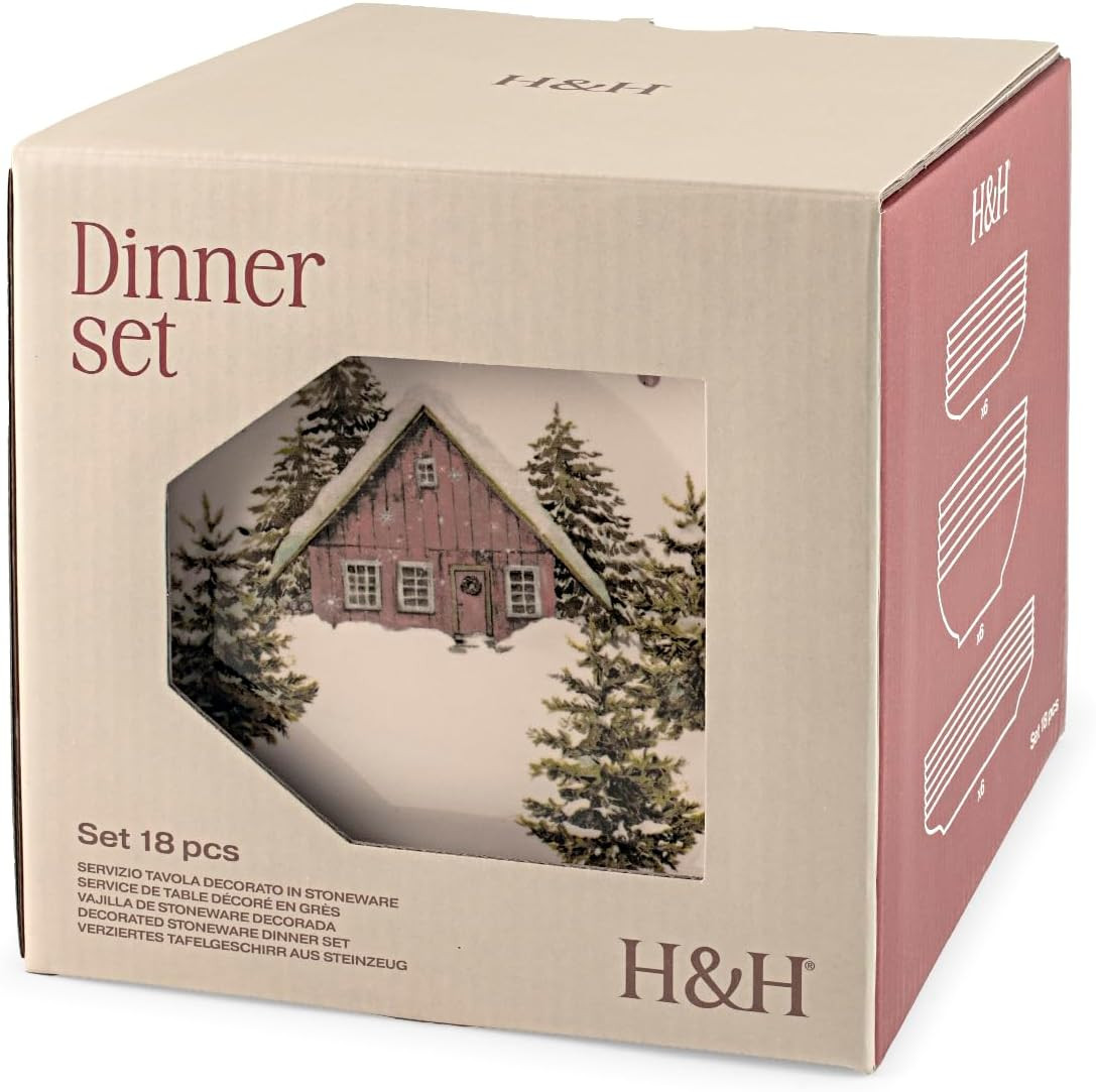 SERVIZIO TAVOLA STW COUPE BERRIES PZ.18 ROSSO