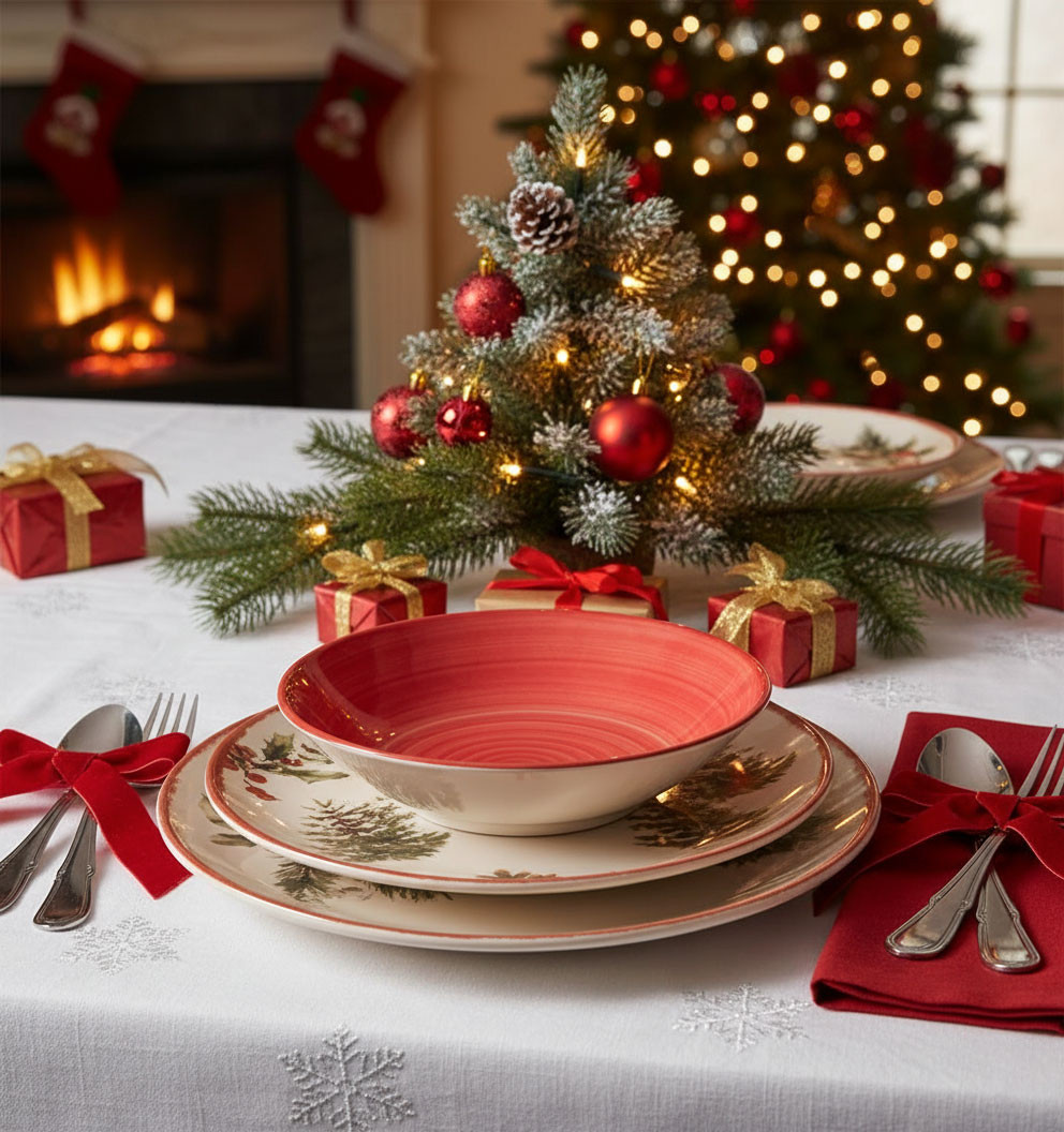 SERVIZIO TAVOLA STW COUPE BERRIES PZ.18 ROSSO