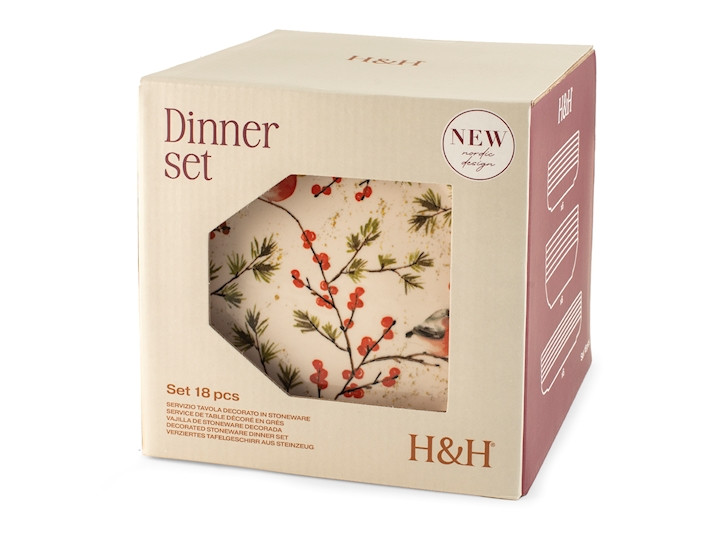 *S.TAVOLA STW NORDIC RED DELIG.PZ.18