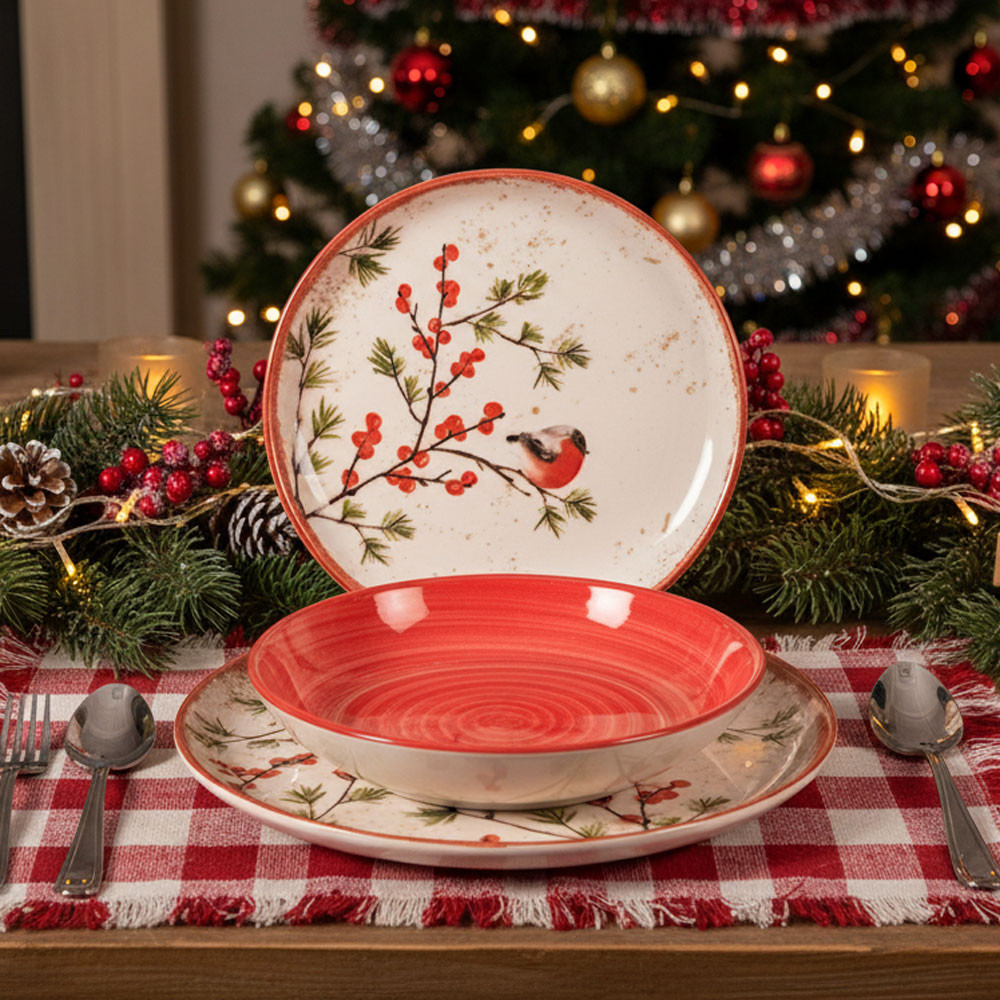 *S.TAVOLA STW NORDIC RED DELIG.PZ.18