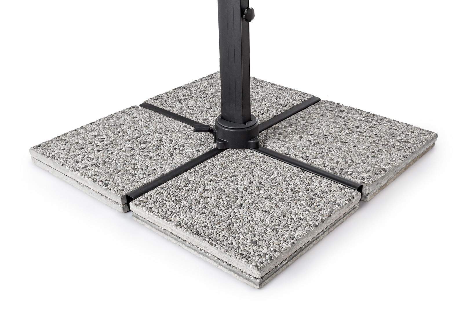 OMBRELLONE BRACCIO INES 4X4 ANTRACITE GRIGIO