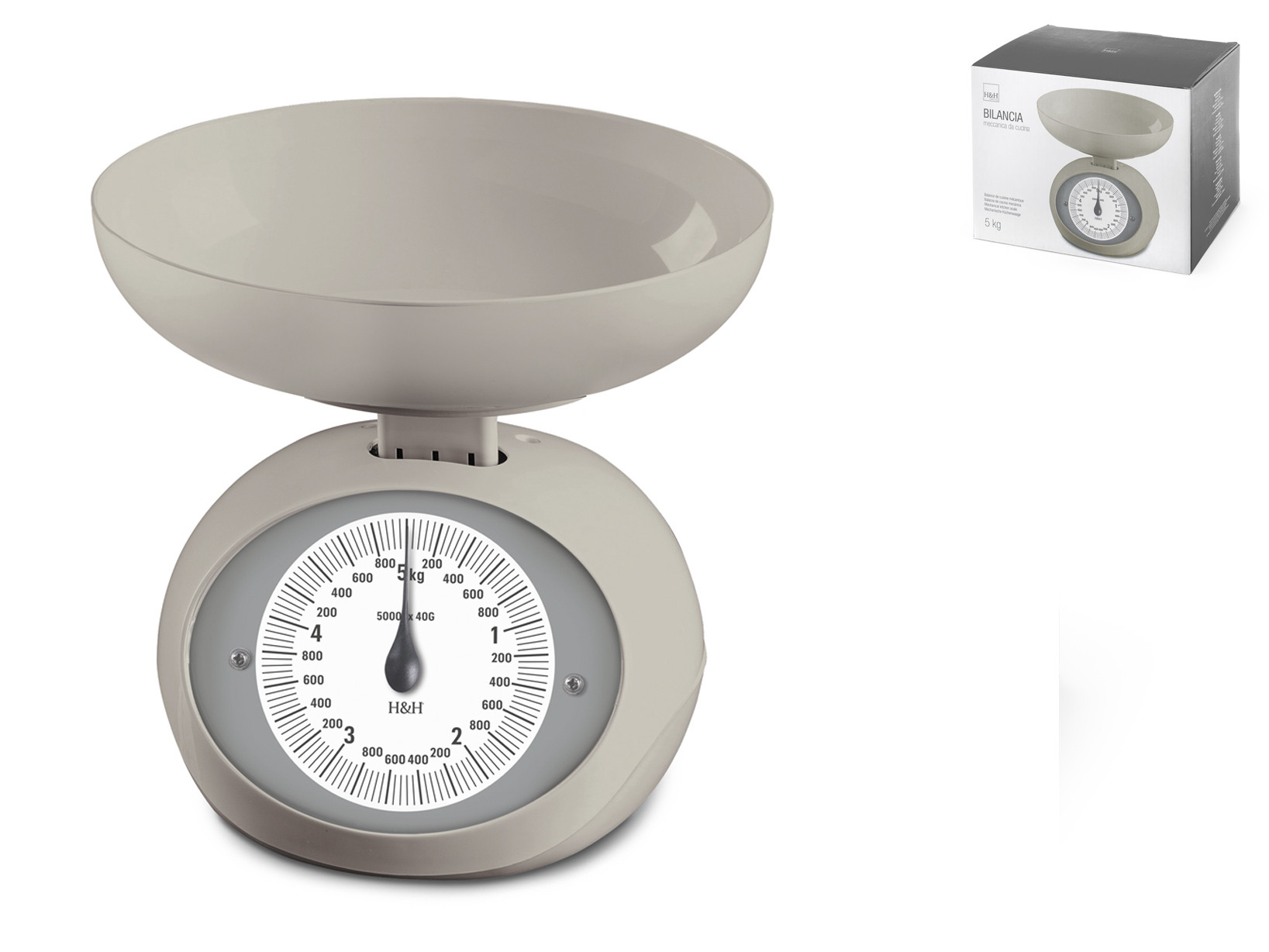 BILANCIA CUCINA MECC.TORTORA KG.5