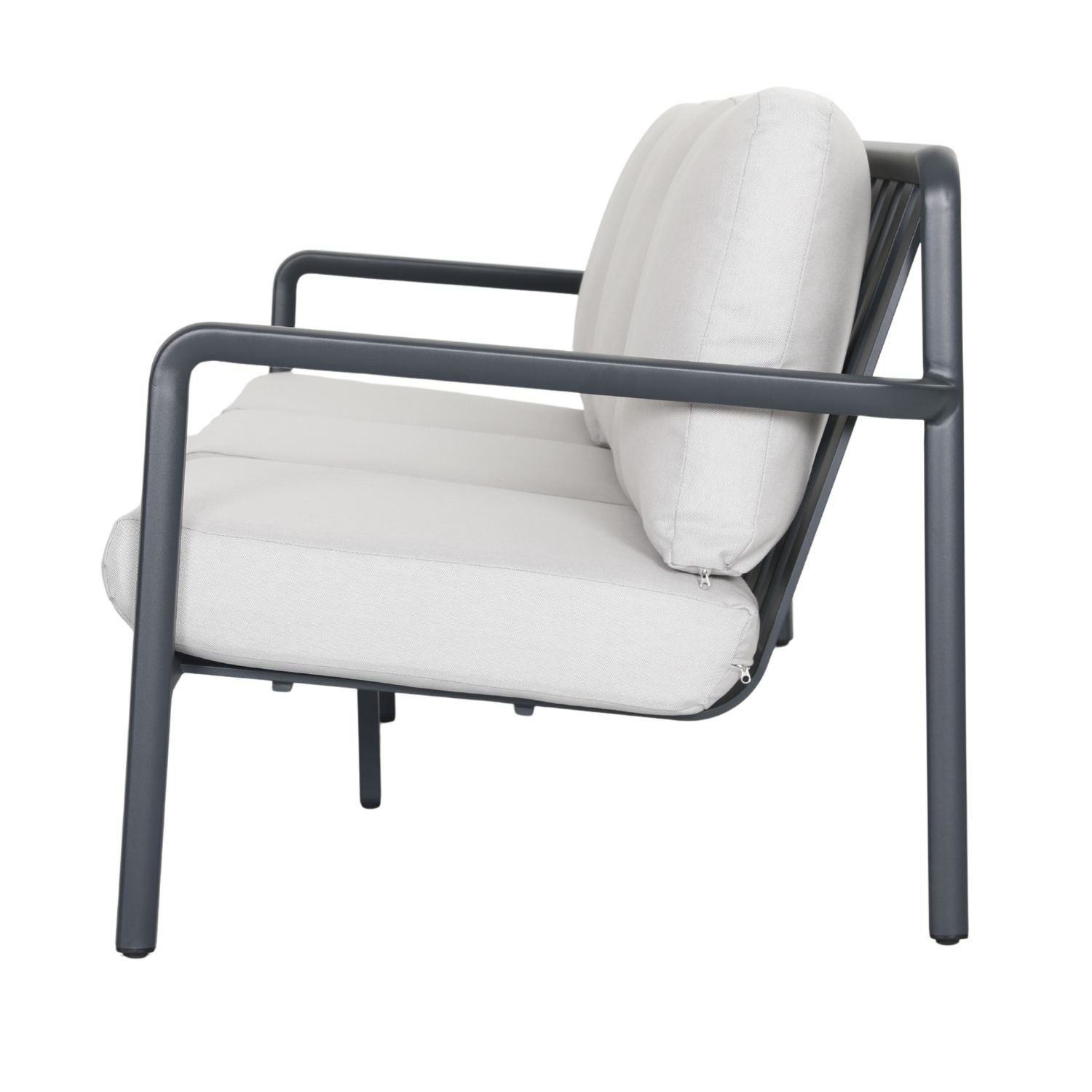 SALOTTO 3 POSTI ALLUMINIO ANTRACITE