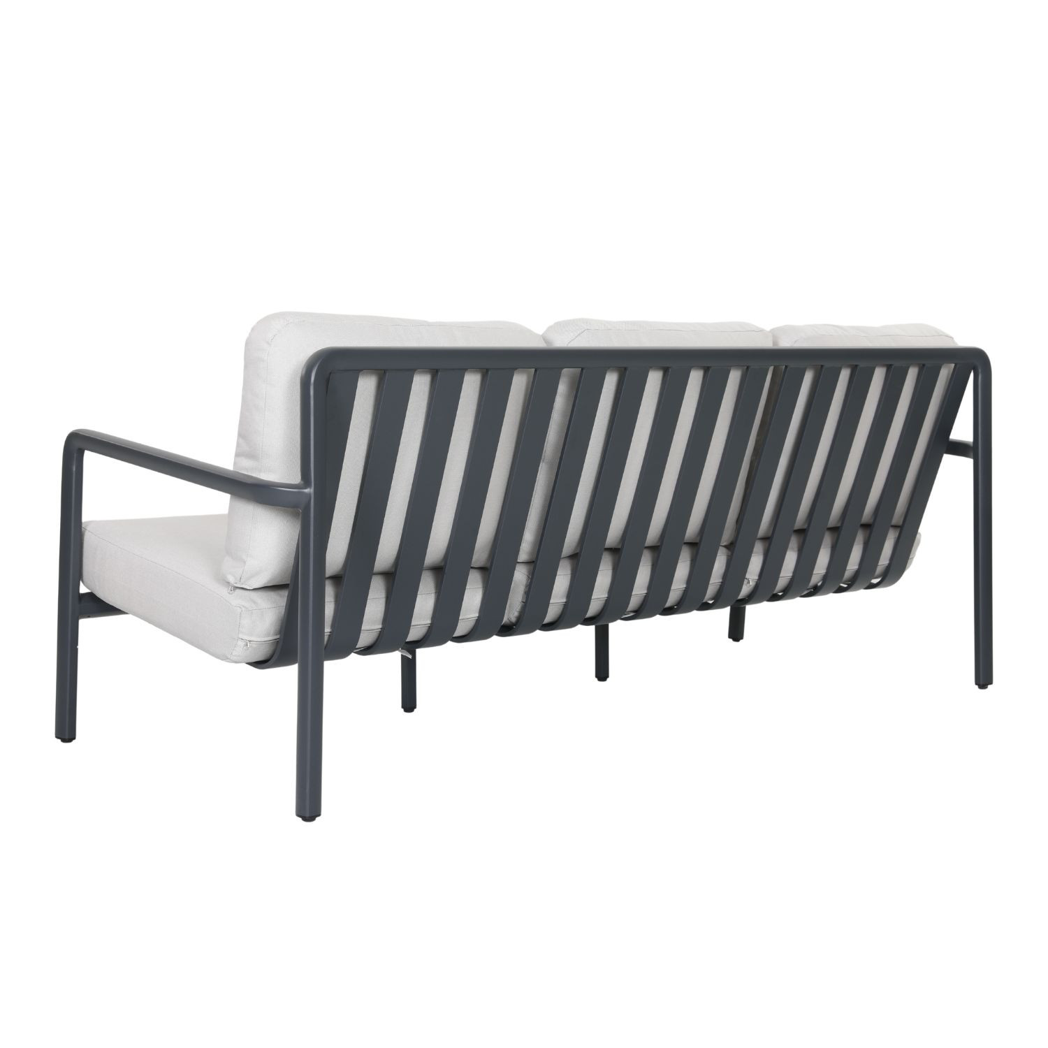 SALOTTO 3 POSTI ALLUMINIO ANTRACITE