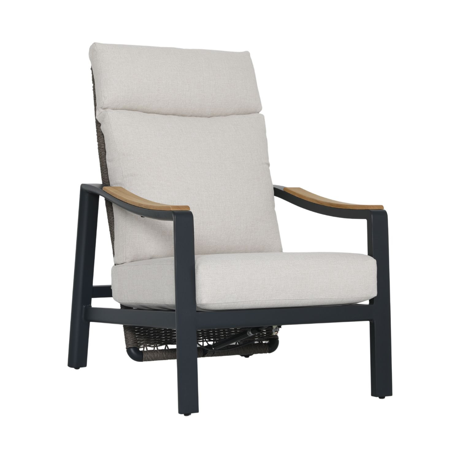 SALOTTO 3 POSTI RECLINABILE ANTRACITE