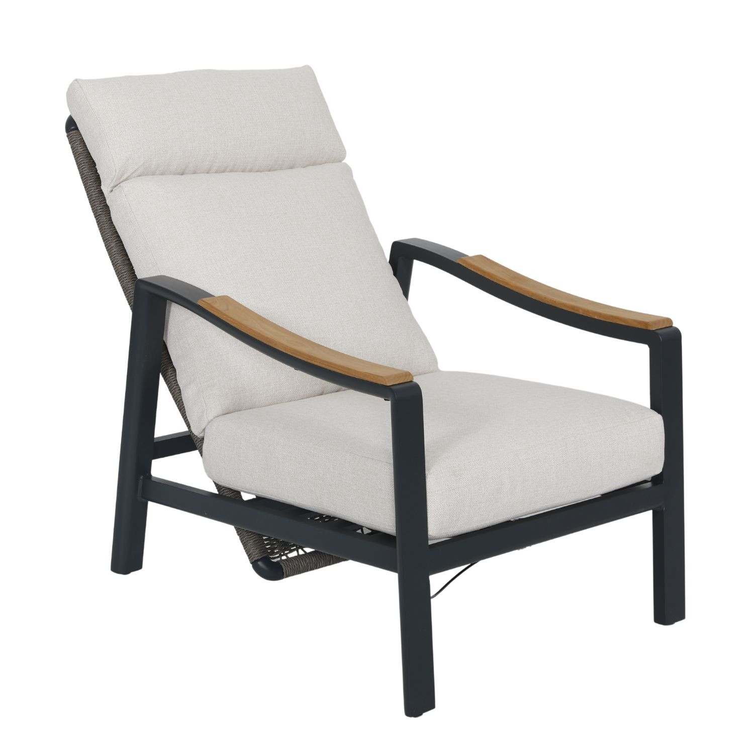 SALOTTO 3 POSTI RECLINABILE ANTRACITE