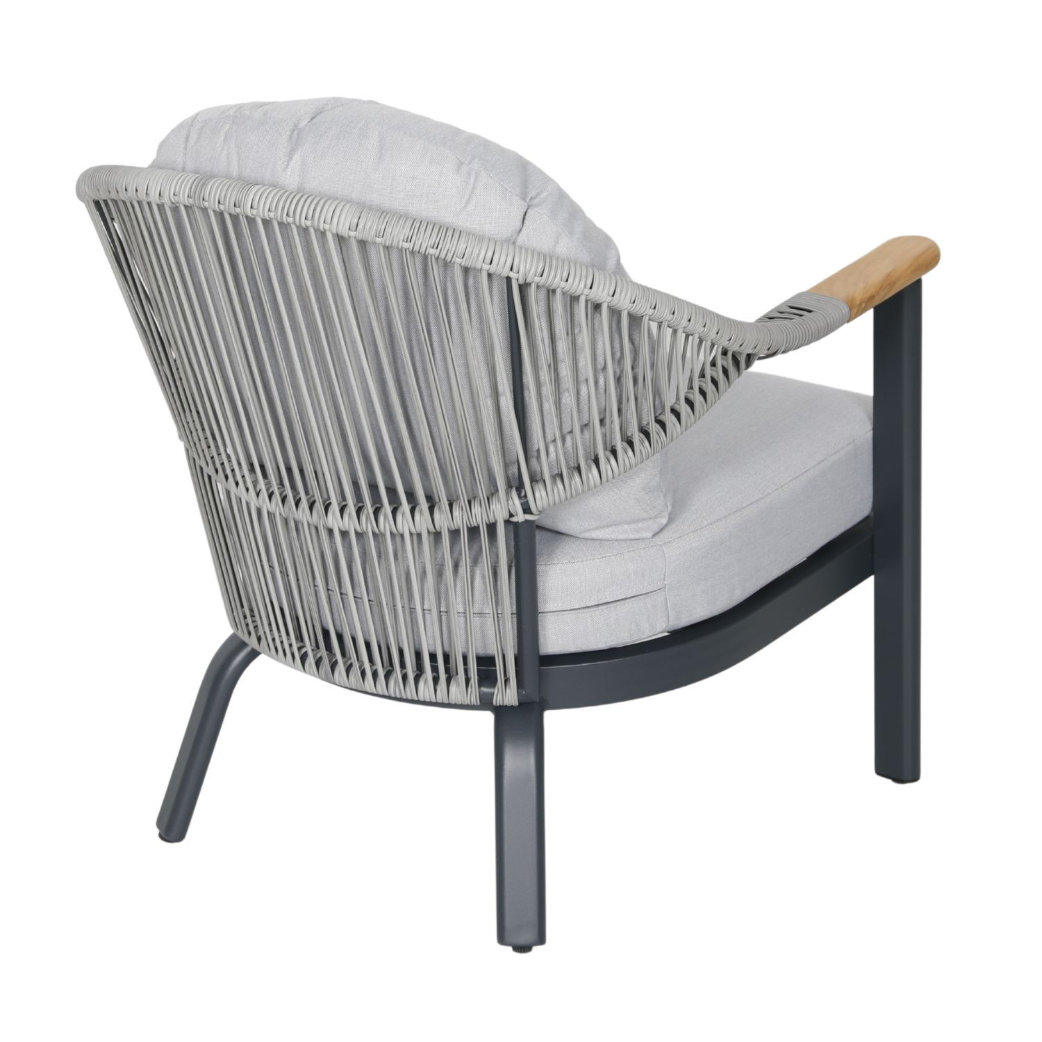 SALOTTO 3 POSTI CON CORDA ANTRACITE